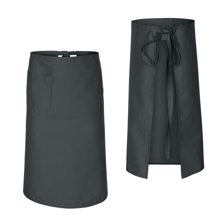Kochschürze Barkeeper 75 cm grau