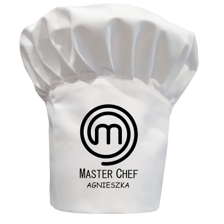 Dein Schriftzug auf der Master Chef Kochmütze