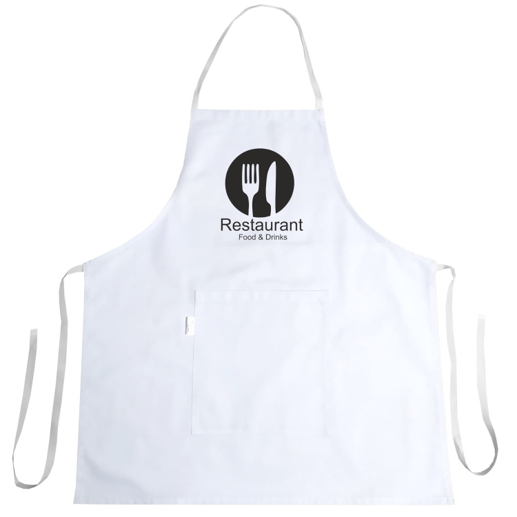 Küchenschürze mit Druck im Restaurant Food & Drinks Stil