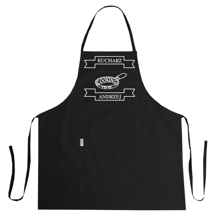 Фартух кухонний з принтом Cooking Time