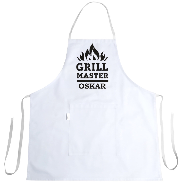 Кухонний фартух з принтом Grill Master + ваш текст