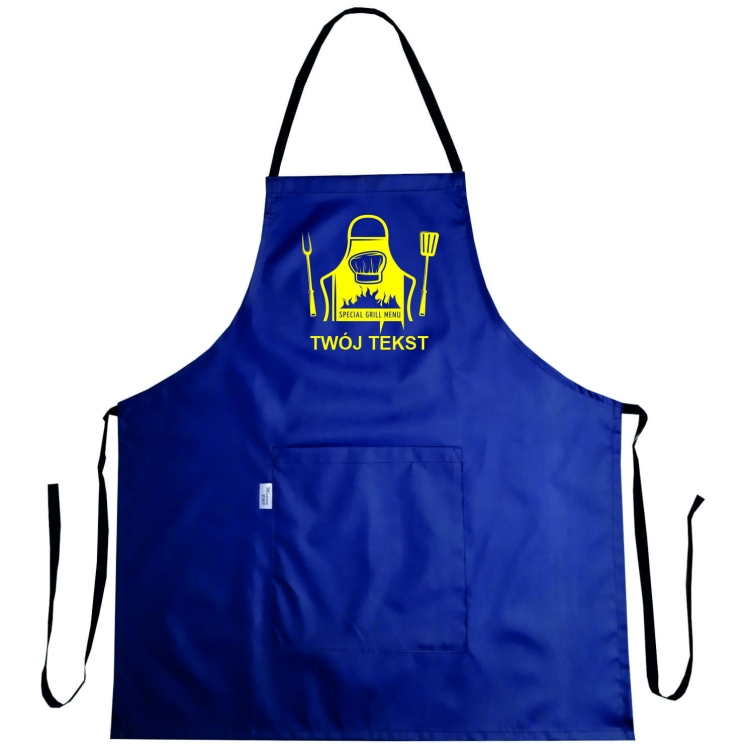 Фартух з графікою 'Grill Menu' водонепроникний