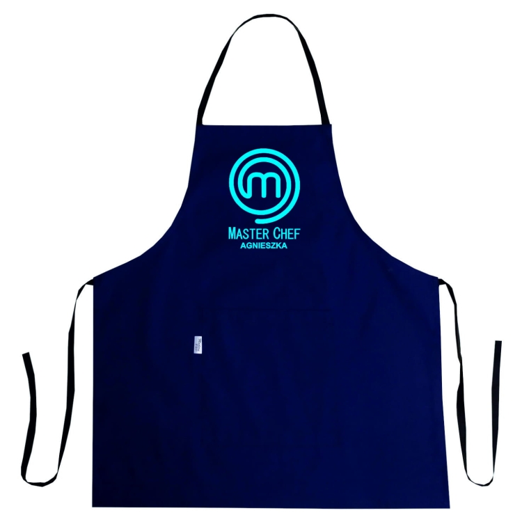 Küchenschürze mit MASTER CHEF Druck und Namen