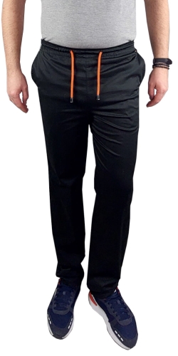 Schwarze Herrenmedizinische Slim-Hosen