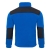 Königsblaue Fleecejacke mit schwarzen Einsätzen