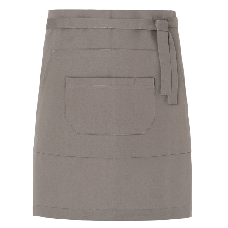 Dunkelbeige Kellnerschürze für Barkeeper