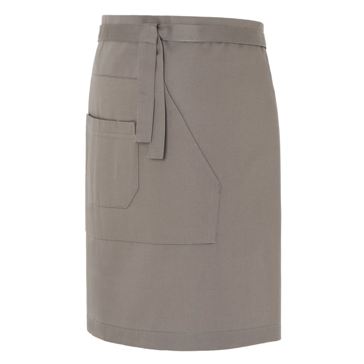 Dunkelbeige Kellnerschürze für Barkeeper