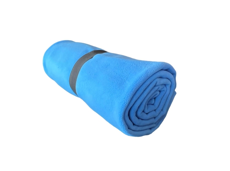 Helles blauer Fleece-Decke für jeden Anlass