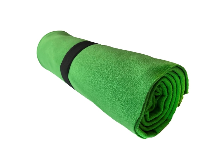 Fleece-Decke in Grün für jeden Anlass.