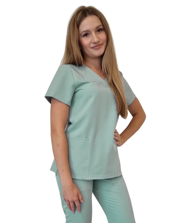Medyczna bluza damska kolor miętowy