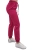 Casual Premium joggery medyczne w kolorze amarant