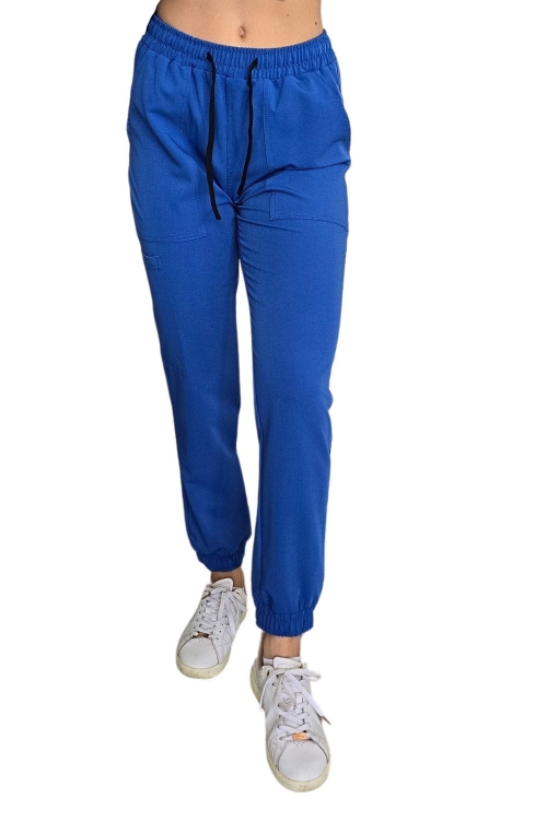 Scrubs CASUAL PREMIUM – damski chabrowy komplet medyczny