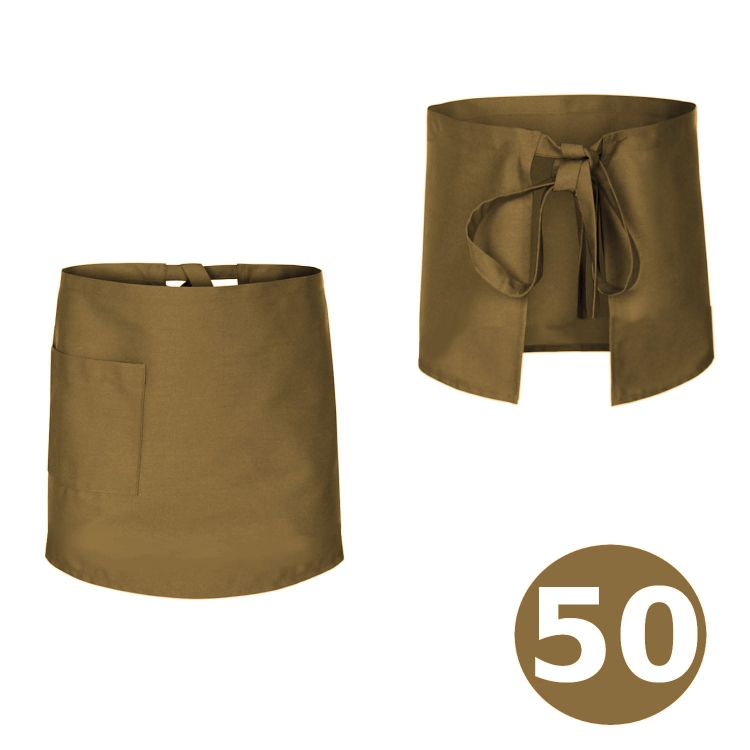 zapaska kucharska dł. 50cm beżowa