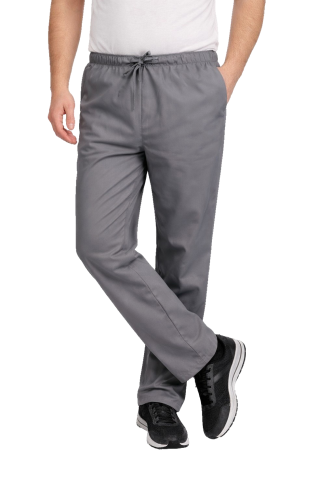 Męskie spodnie medyczne w kolorze szarym