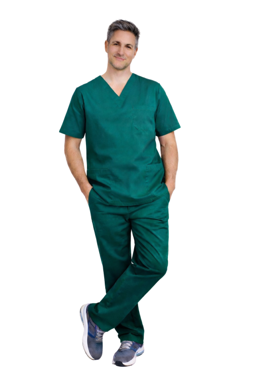 Herrenmedizinset CLINIC in Meeresfarbe