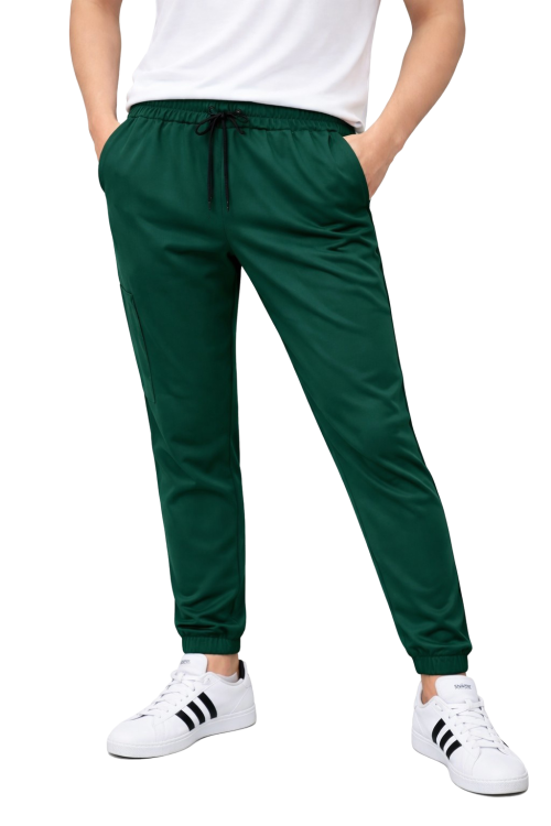 Męskie spodnie medyczne Cherokee Stretch w kolorze zielona butelka