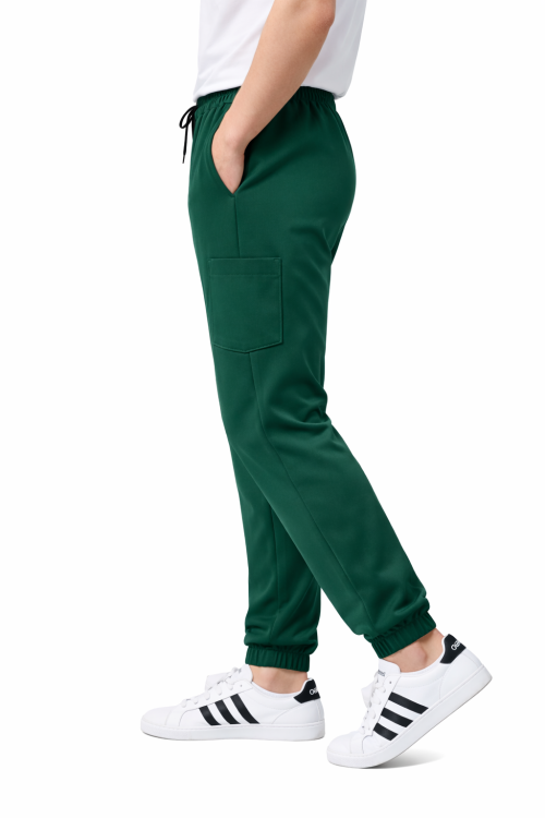 Spodnie medyczne Cherokee Stretch w kolorze zielona butelka