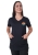 Bluza medyczna czarna elastyczna bawełna z Twoim nadrukiem - kreator online damska.jpg