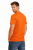 T-shirt męski krótki rękaw 100% bawełna kolor pomarańczowy widok z tyłu.png