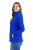 Bluza polarowa damska polar zapinany na zamek chabrowy widok z boku.png