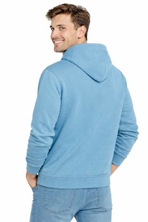 Bluza-dresowa-męska-z-kapturem-i-kieszeniami-kolor-jasny-niebieski-widok-z-tyłu.png