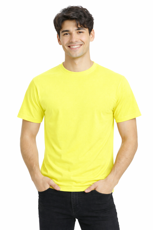 T-shirt męski z krótkim rękawem gramatura 190g cytrynowy.png