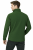 Kurtka męska softshell z kieszeniami zapinana na zamek kolor zielony widok z tyłu.png
