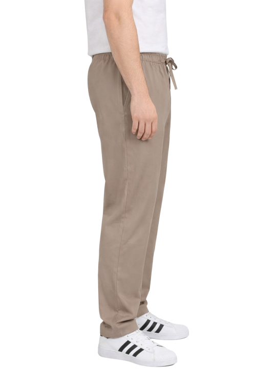 Męskie spodnie medyczne CLINIC II w kolorze cappucino