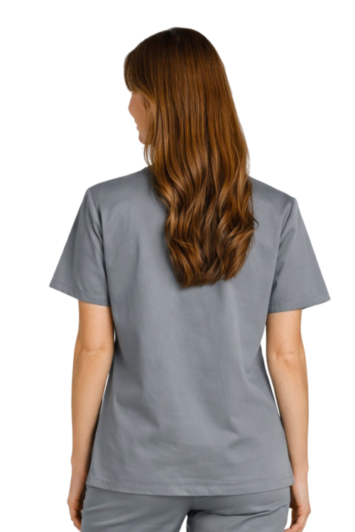 Szara bluza chirurgiczna damska