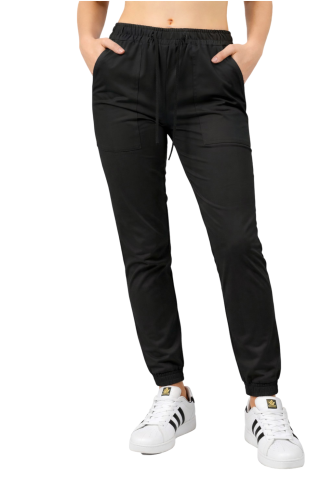 Czarne joggery medyczne FLEX elastyczne