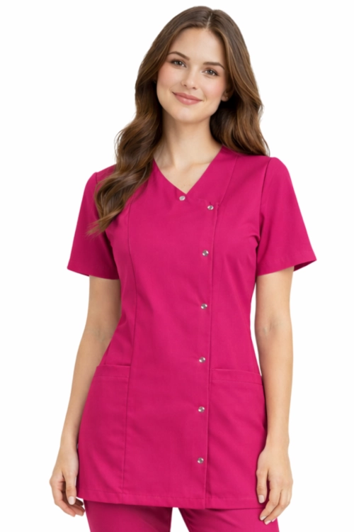 Żakiet medyczny BASIC PREMIUM w kolorze amarant