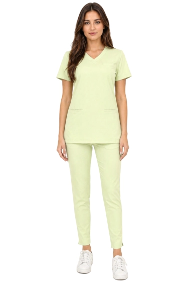 BASIC PREMIUM Damen Medizinset - Pistazienfarbe
